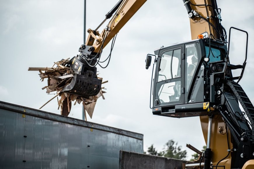New Cat® MH3026 Material Handler offers high performance with lower operating costs